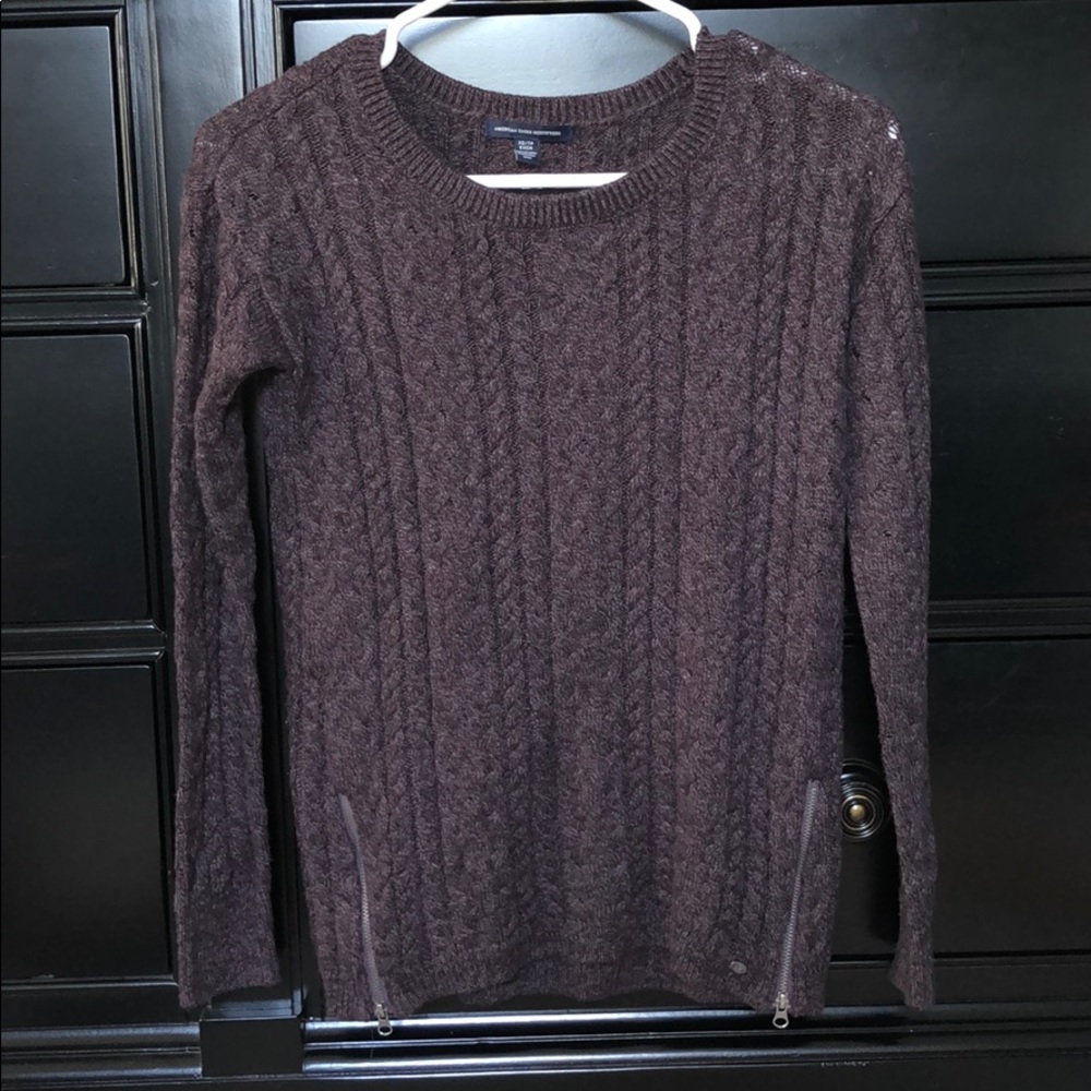 Dark Purple American Eagle Sweater